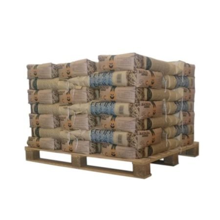 Pellet Badger - 1/2 palette mit 35 Säcken zu 15 kg
