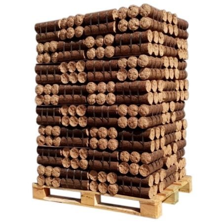 Verdichtetes Holz - nachtstämme-960 Kg Palette