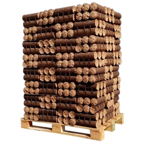 Verdichtetes Holz - nachtstämme-960 Kg Palette