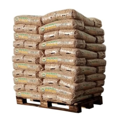 Bioenergie Holzpellets - Holzpalette mit 66 Säcken zu 15 kg