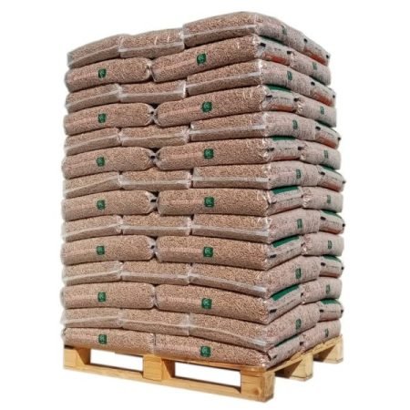 Holzpellets-Natural Energie- Holzpalette von 70 Säcken zu 15 kg