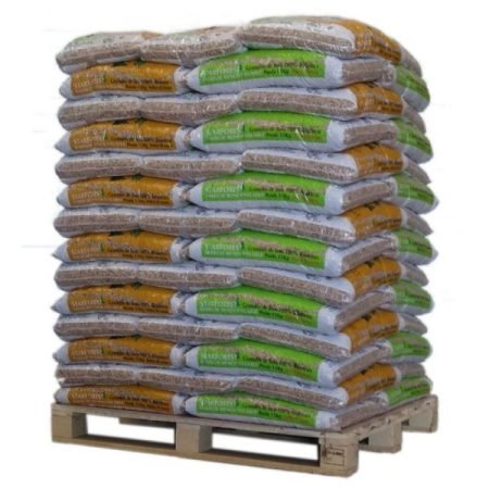 Holzpellets-Starforest-Holzpalette mit 70 Säcken zu 15 kg
