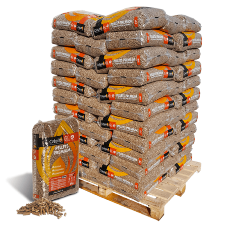 Holzgranulat Premium Crépito® 72 Beutel von 15 kg - 1080 kg