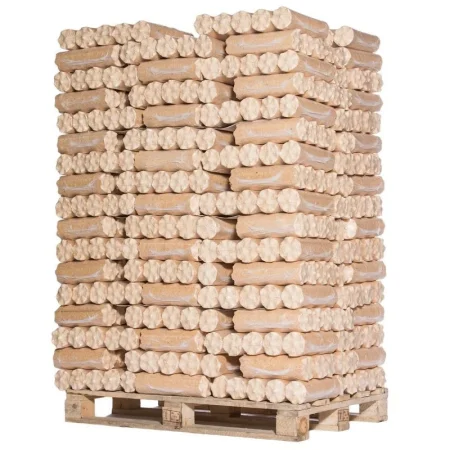 Verdichtetes Holz-Nadelholz-960 Kg Palette / 64 Säcken zu 15 Kg